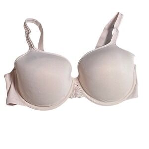 Bali DFB994 Smoothing Underwire Bra Nude 40D No-Slip Straps Full Coverage NEW